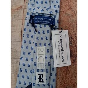 Vineyard Vines  Martha Custom Collection  Silk Tie Letter All Over Print R NWT
